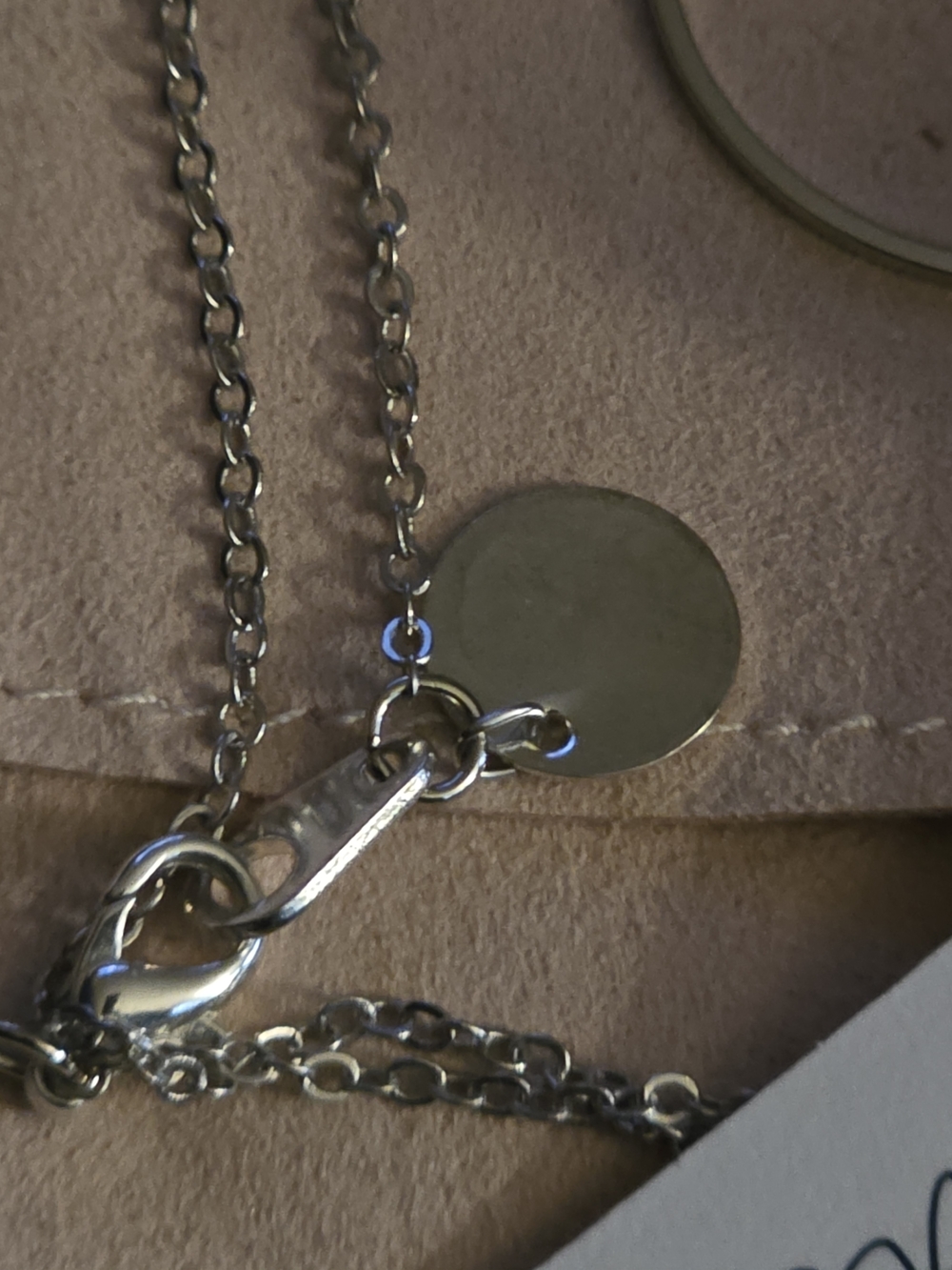 4/$97 Deal! Jewelry Set Silver Minimalist Cuff & Pendant Necklace Set - Picture 3 of 8